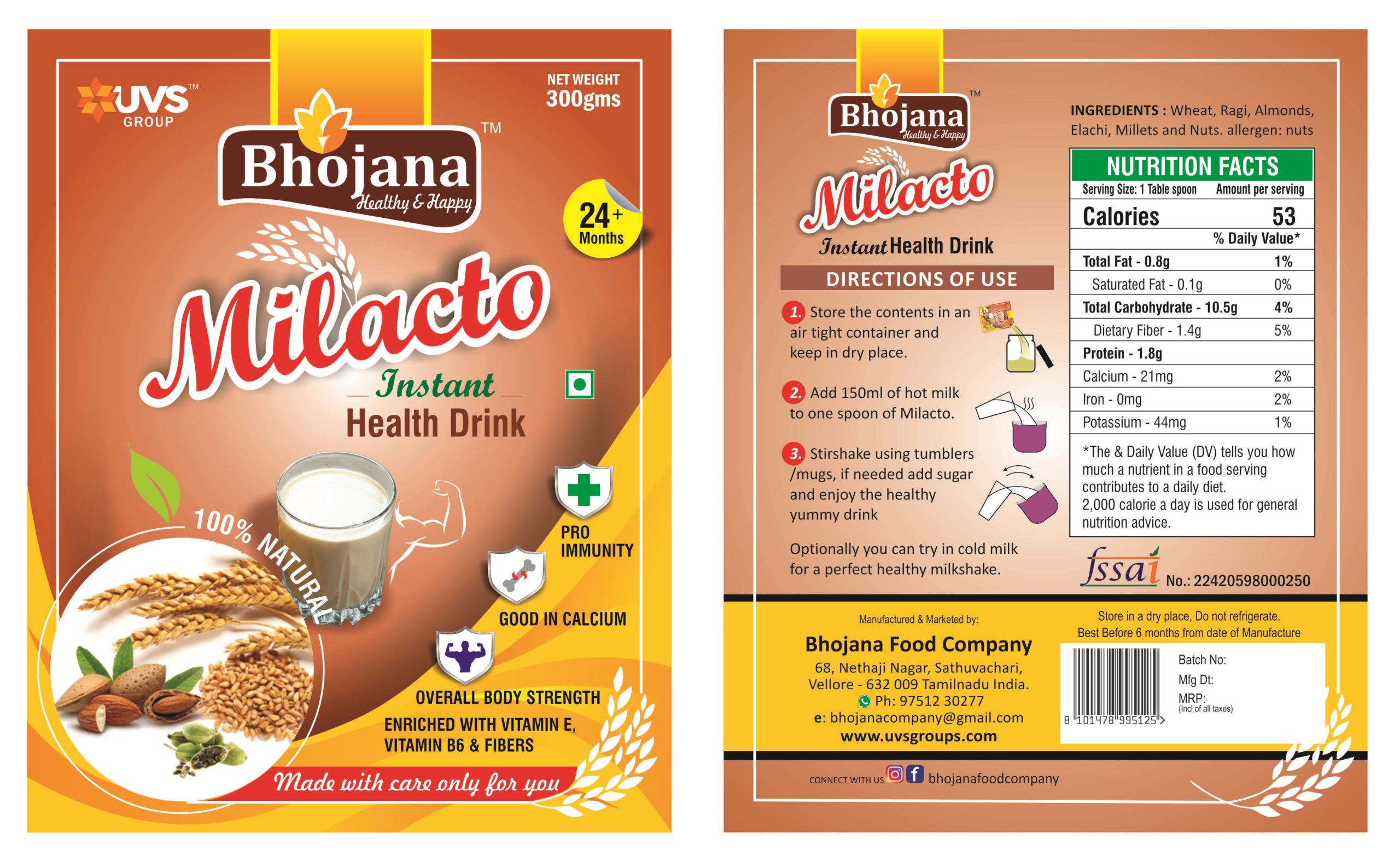 Milacto Instant Health Drink