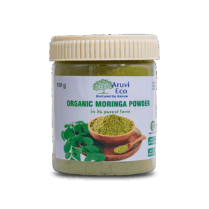Pure Organic Moringa Powder - Farm Fresh and Nutrient-Packed Green Superfood Rich in Nutrients 100gm Pack…