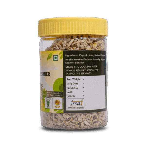 Organic Amla Mouth Freshener 60Gms - 100% Natural Dried Amla, Directly Produced from Our Garden, No Artificial Flavors or Preservatives - Image 2