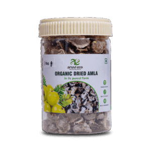Organic Dried Amla - 100% Natural, Directly Produced from Our Garden, Rich in Vitamin C, No Artificial Flavors or Colors, No Preservatives - 100g